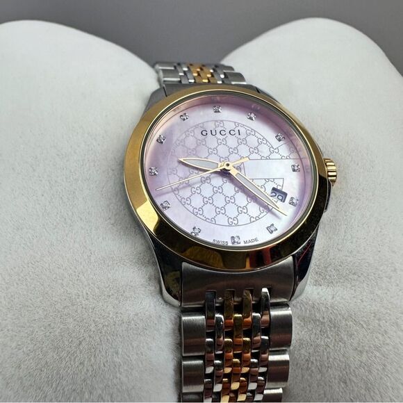 Gucci G-Timeless Pink 27mm Women’s Watch - Picture 6 of 8